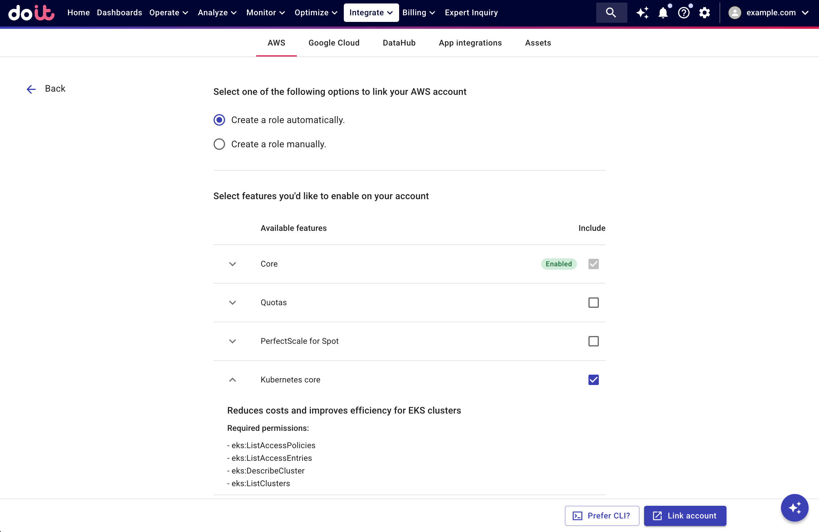 Enable Kubernetes core