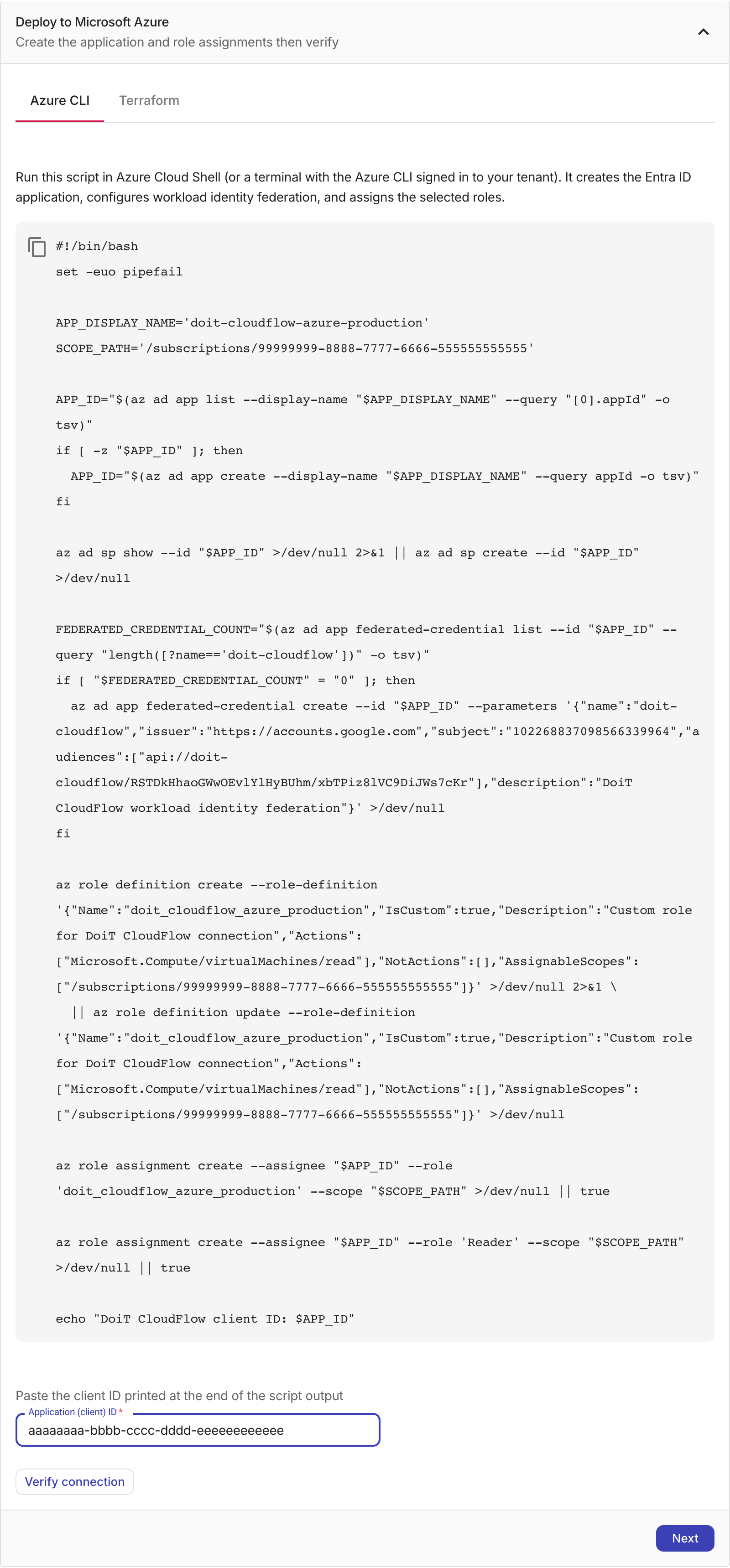 Deploy with the Azure CLI