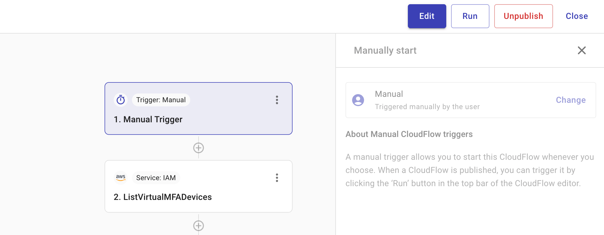 Condition configuration