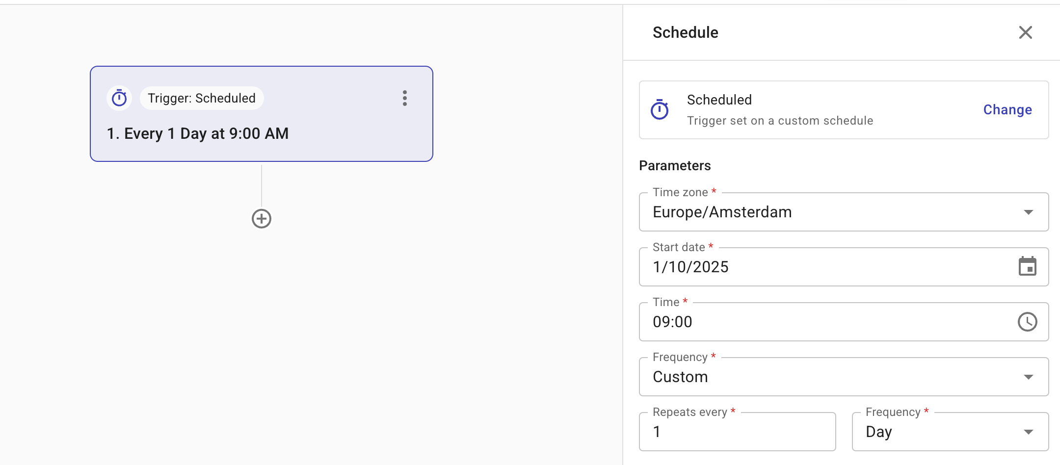 Condition configuration