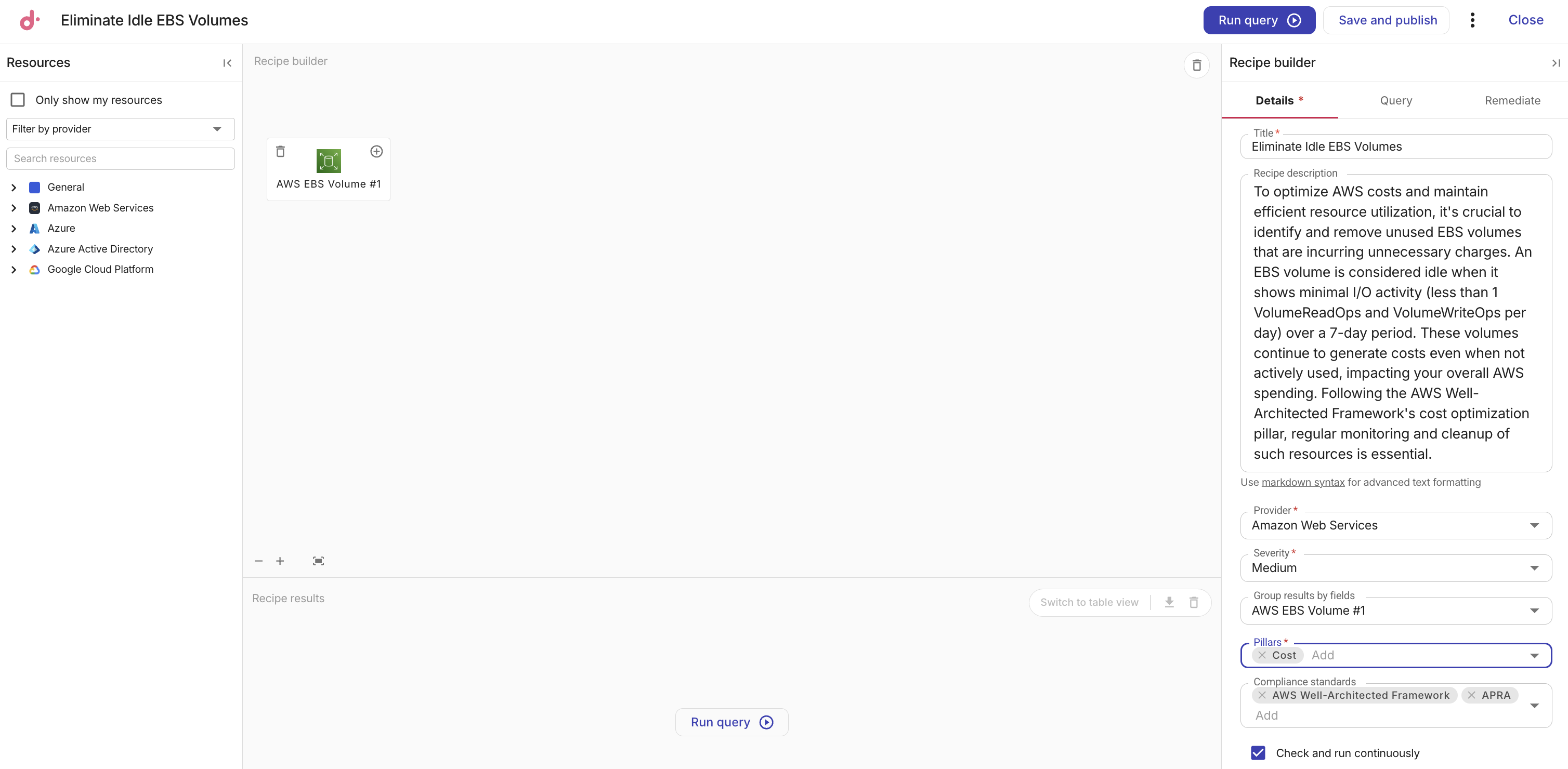 Composer - recipe builder: add details.