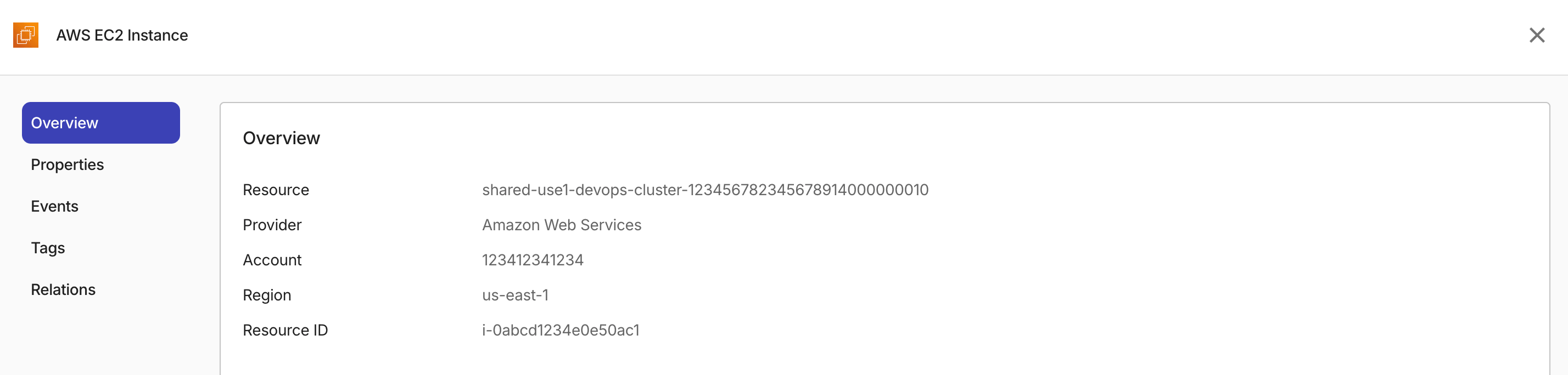 Composer - recipe builder: resource details.