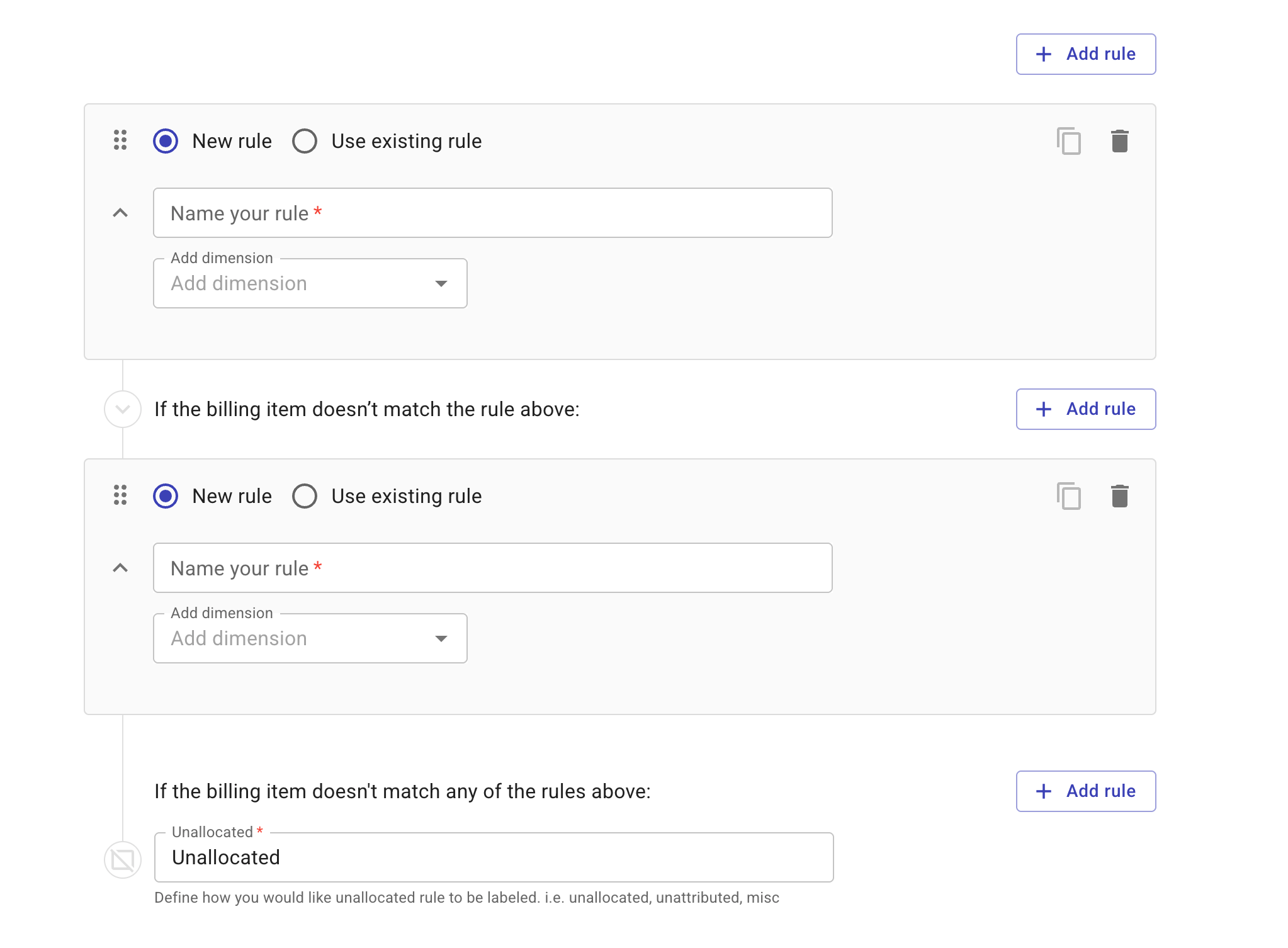 Start segmenting shared data