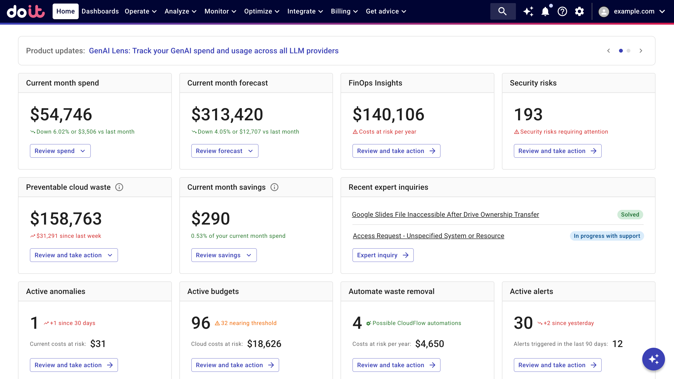 Home page