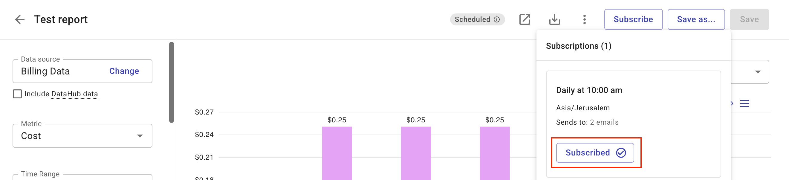 Unsubscribe from email notifications
