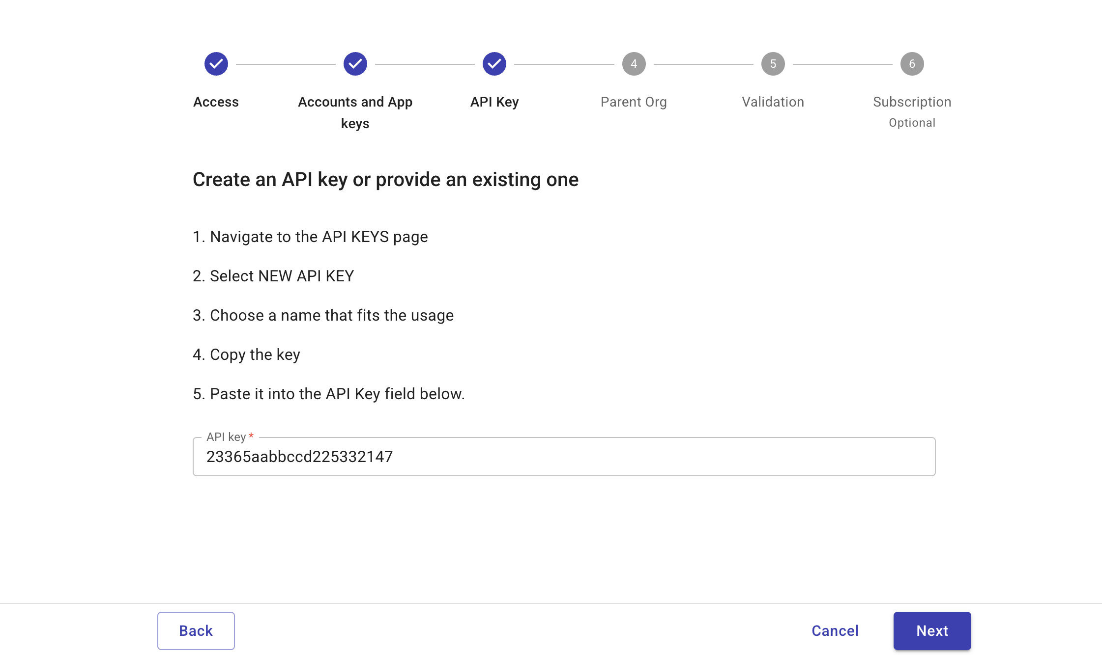 Datadog connection custom role