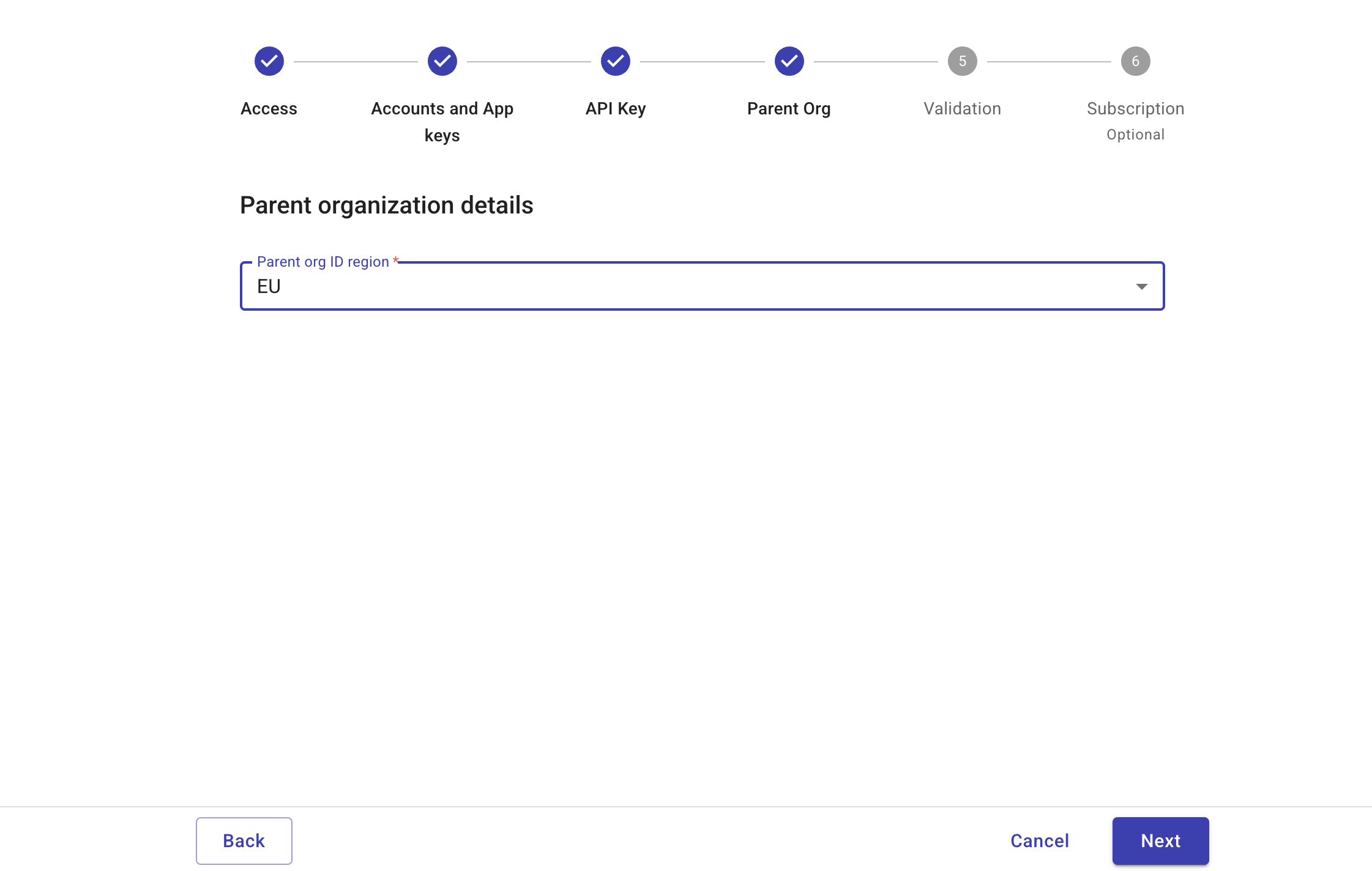 Datadog connection custom role