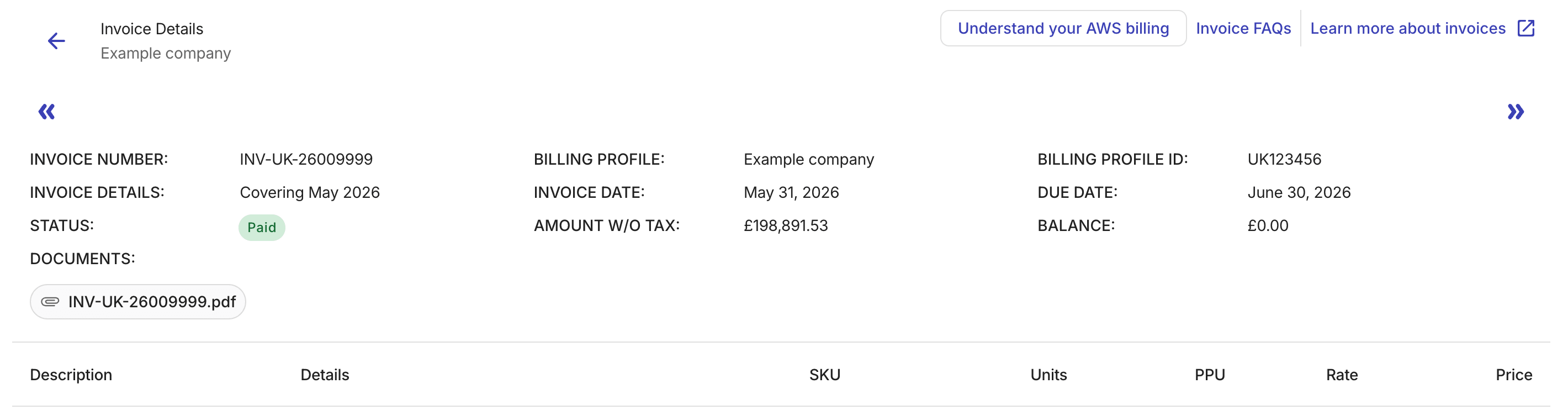 Launch Invoice explainer