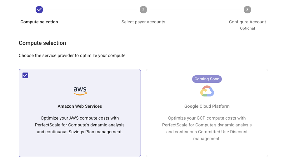 Connect AWS to PerfectScale for Commitments