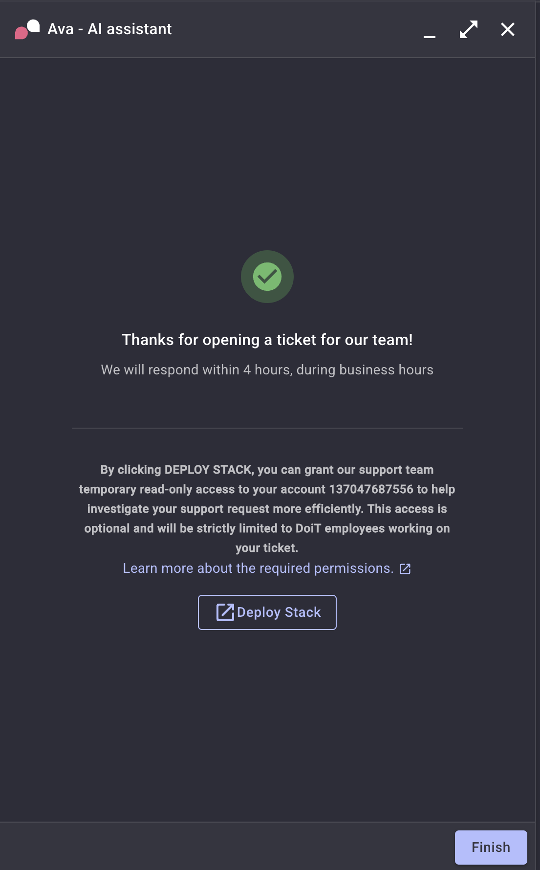 Grant temporary access to your AWS environment