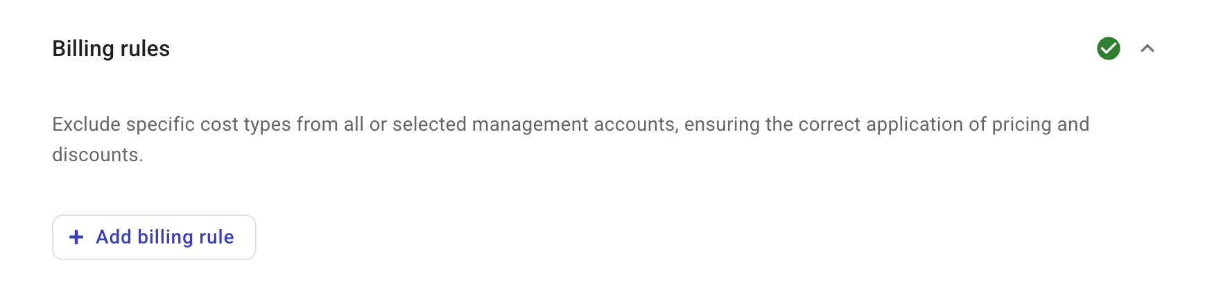 Contracts - Add billing rule