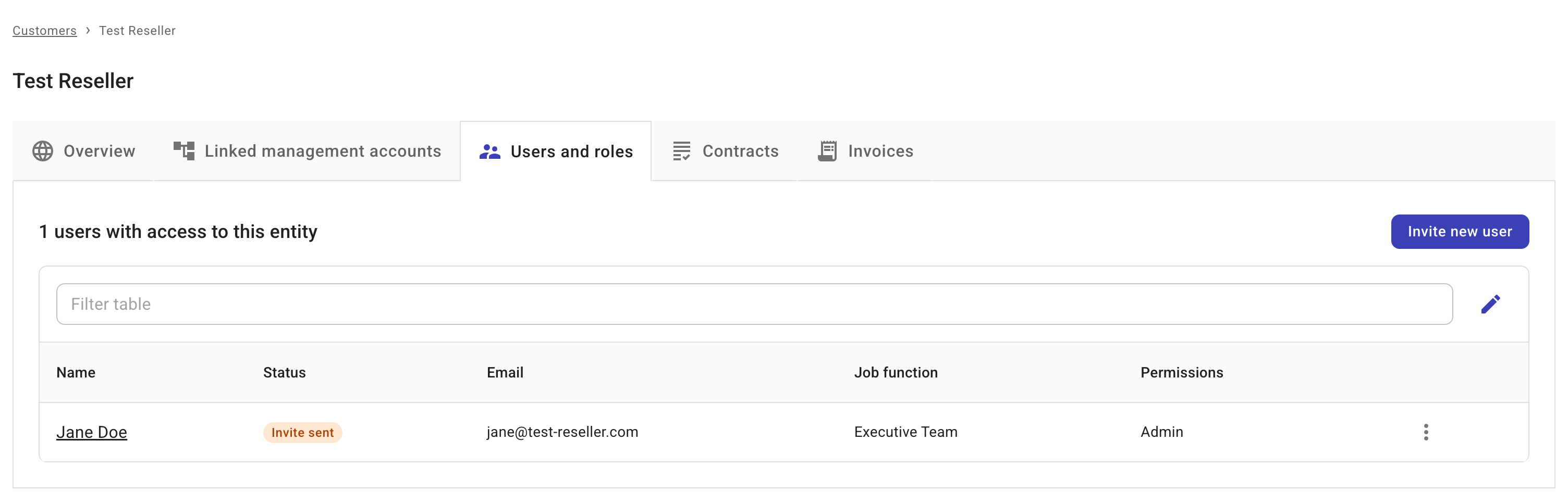 Users and roles tab.