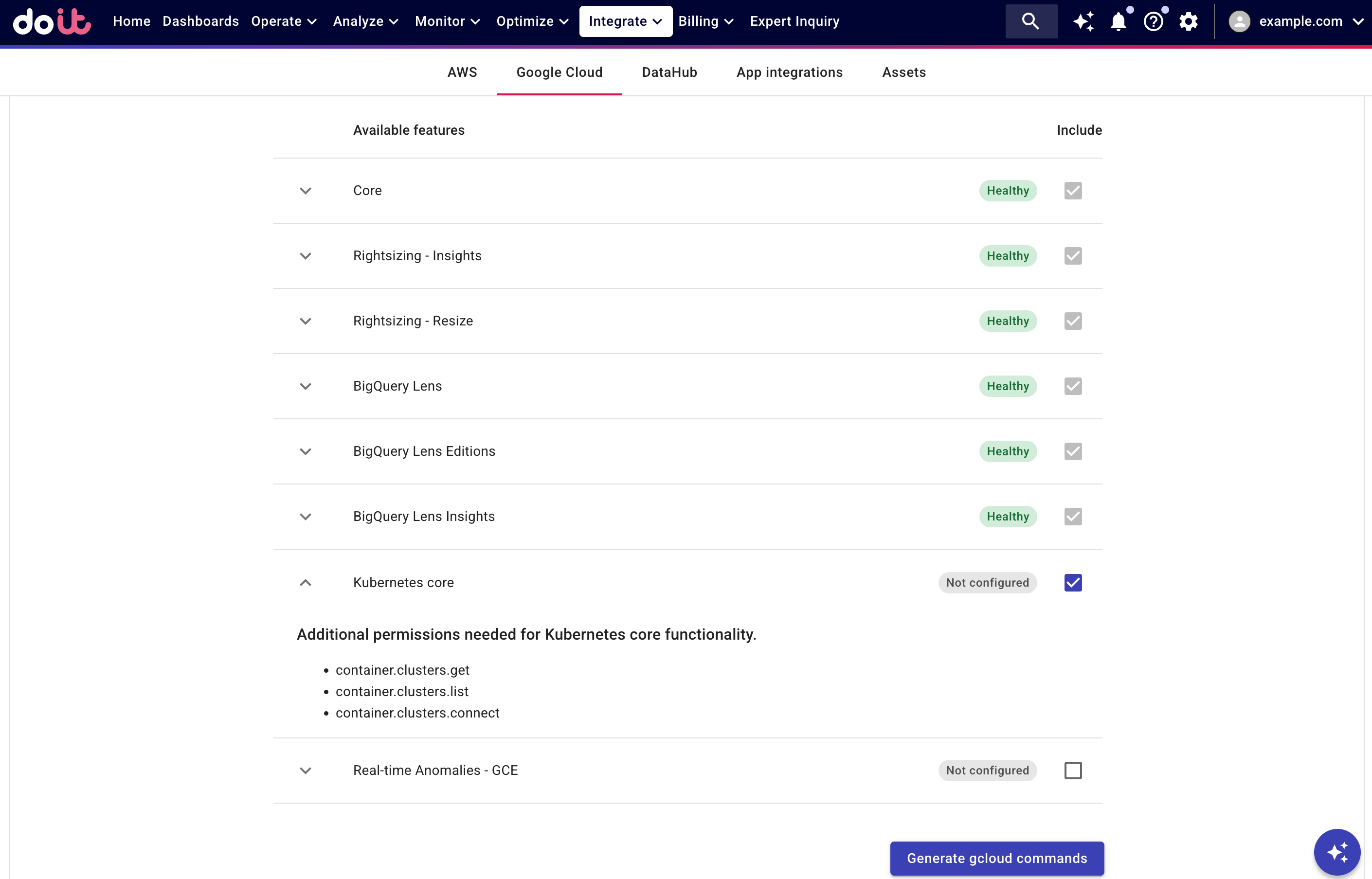 Enable Kubernetes core