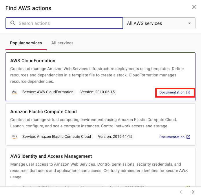 CloudFlow action documentation