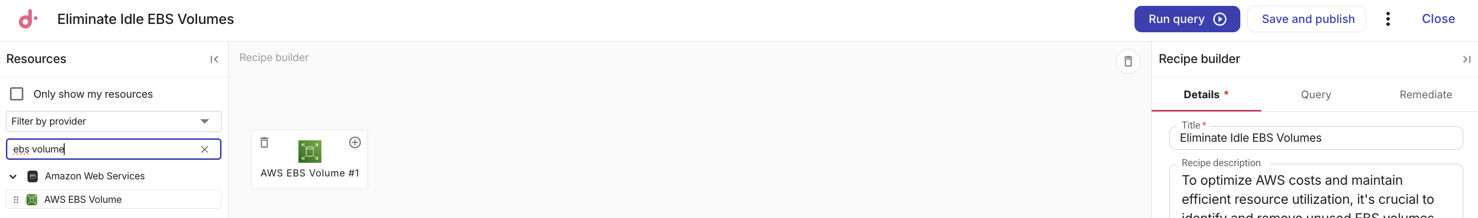 Composer - recipe builder: add resource.