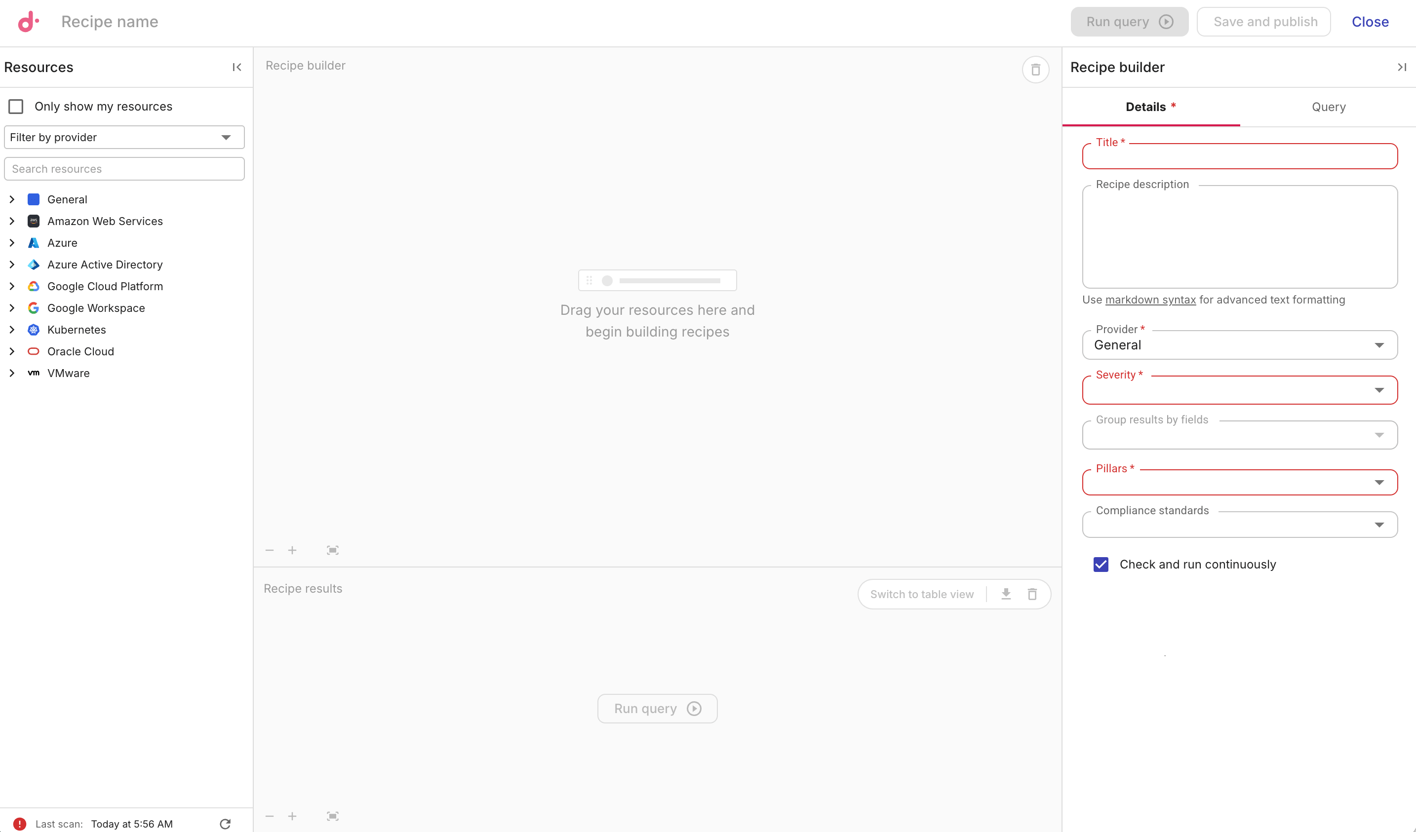 Composer - recipe builder: blank.