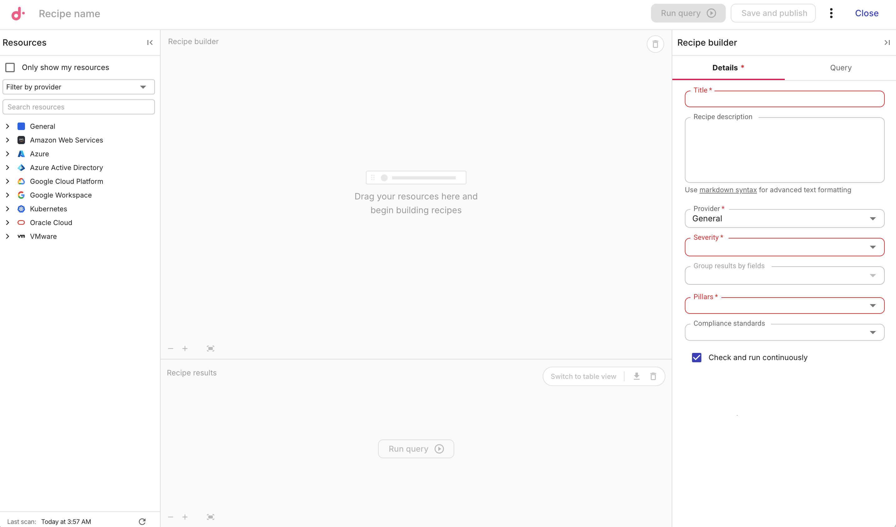 Composer - recipe builder: blank.