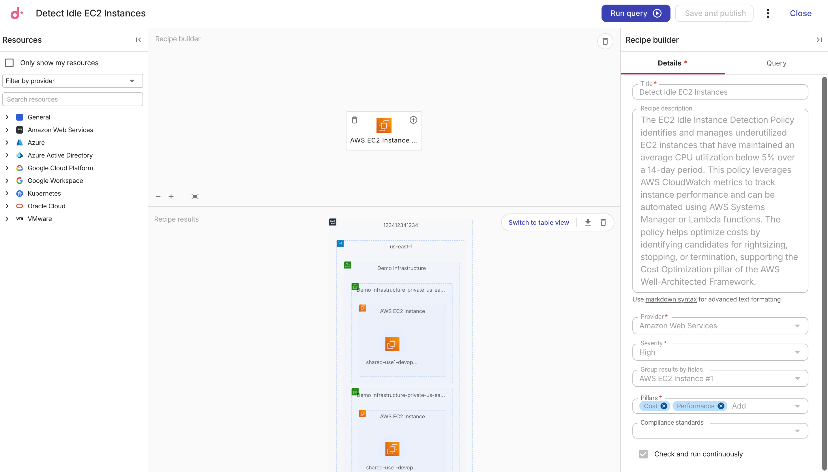 Composer - recipe builder: view a recipe.
