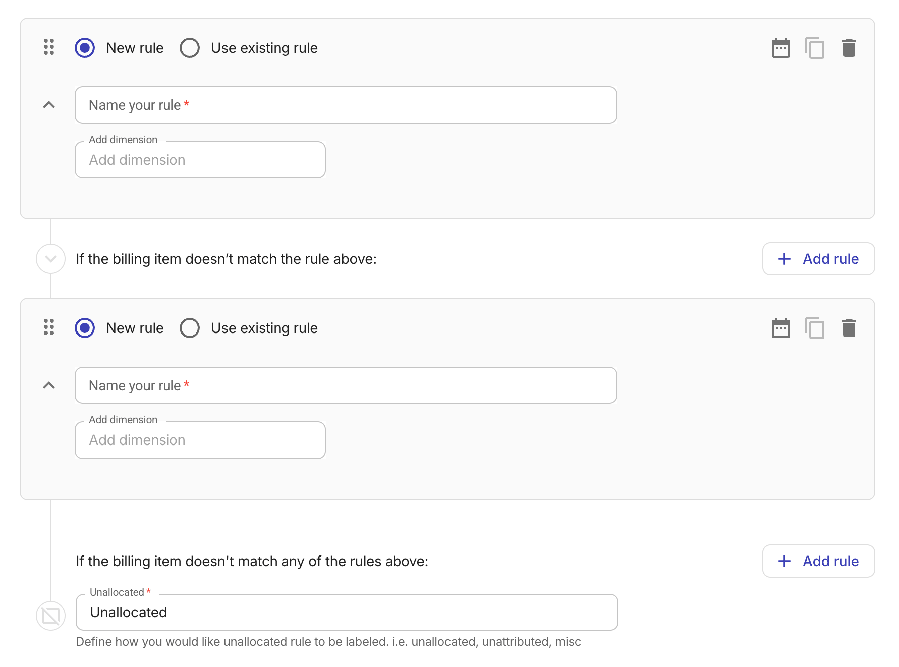 Start segmenting shared data