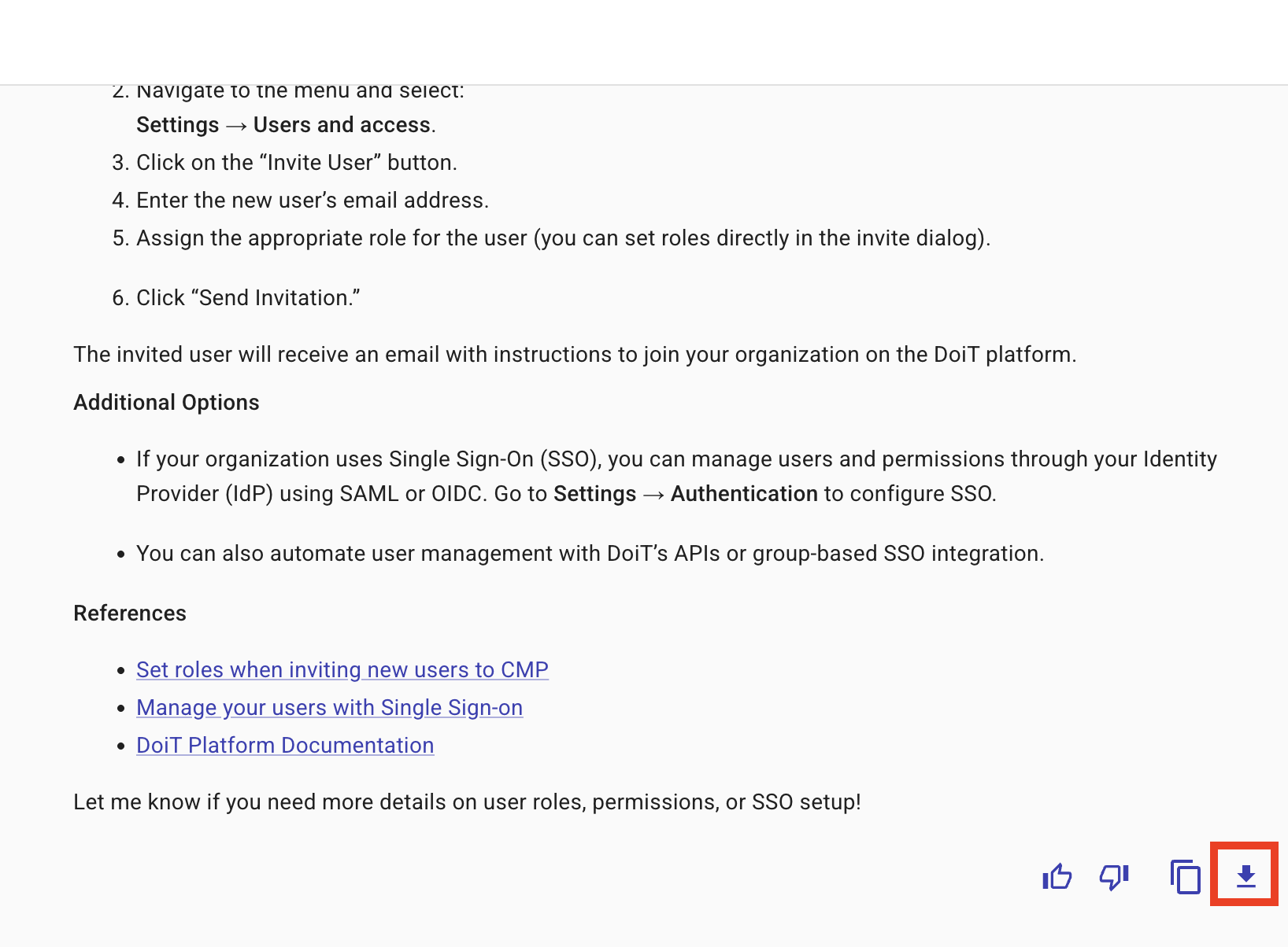 Export Ava conversation as image