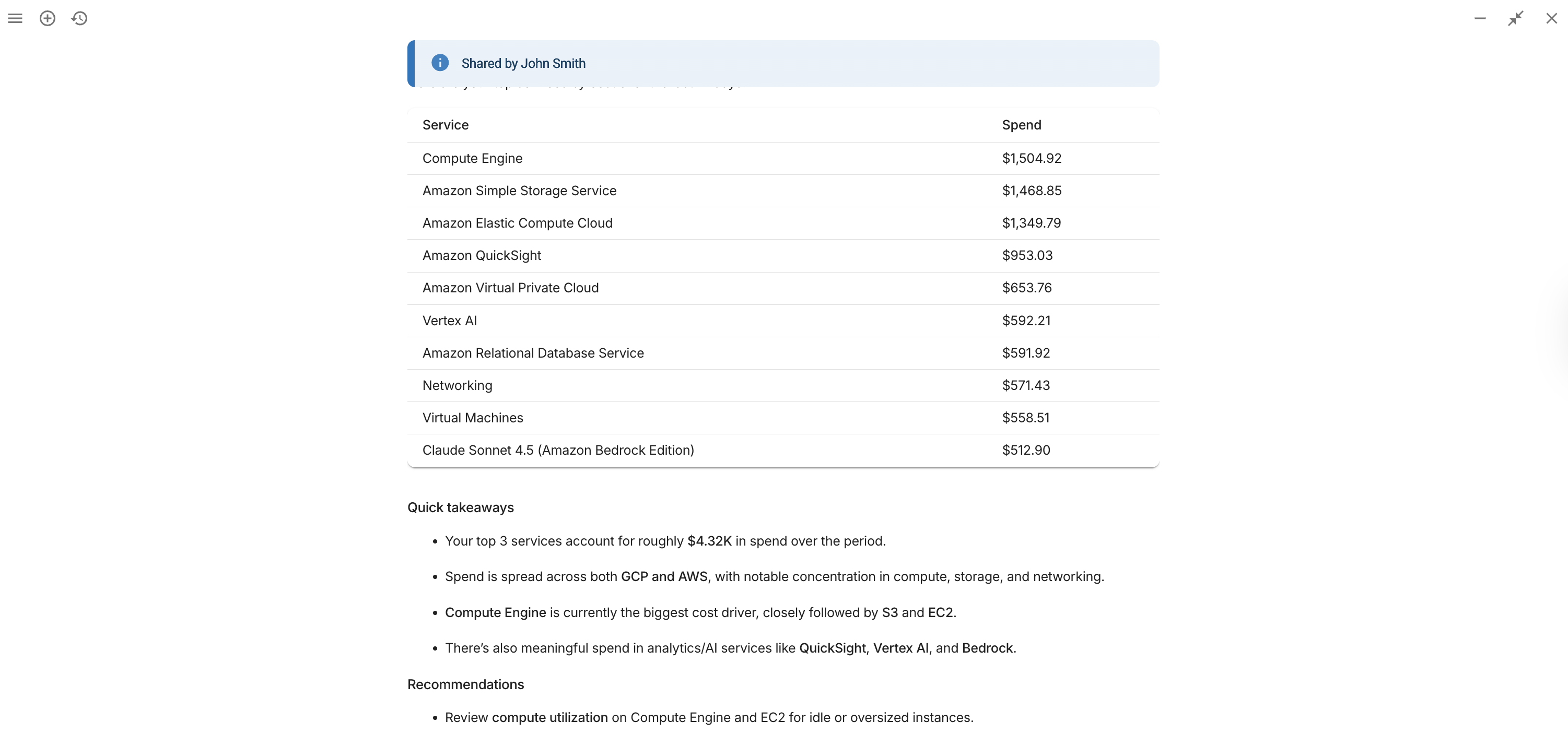 Open a conversation link