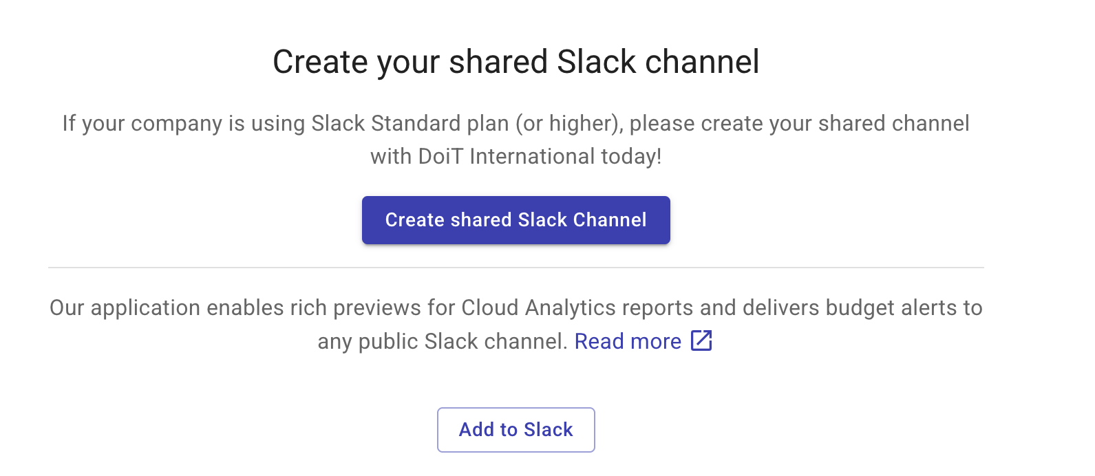 Slack option