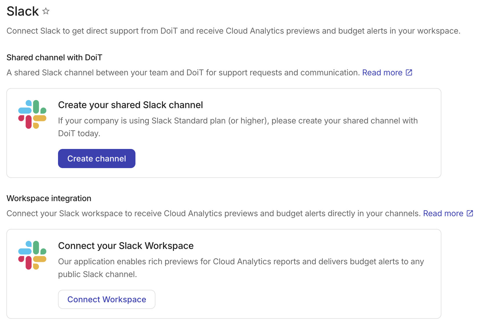 Slack option
