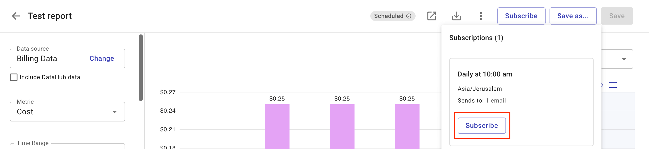 Subscribe to email notifications
