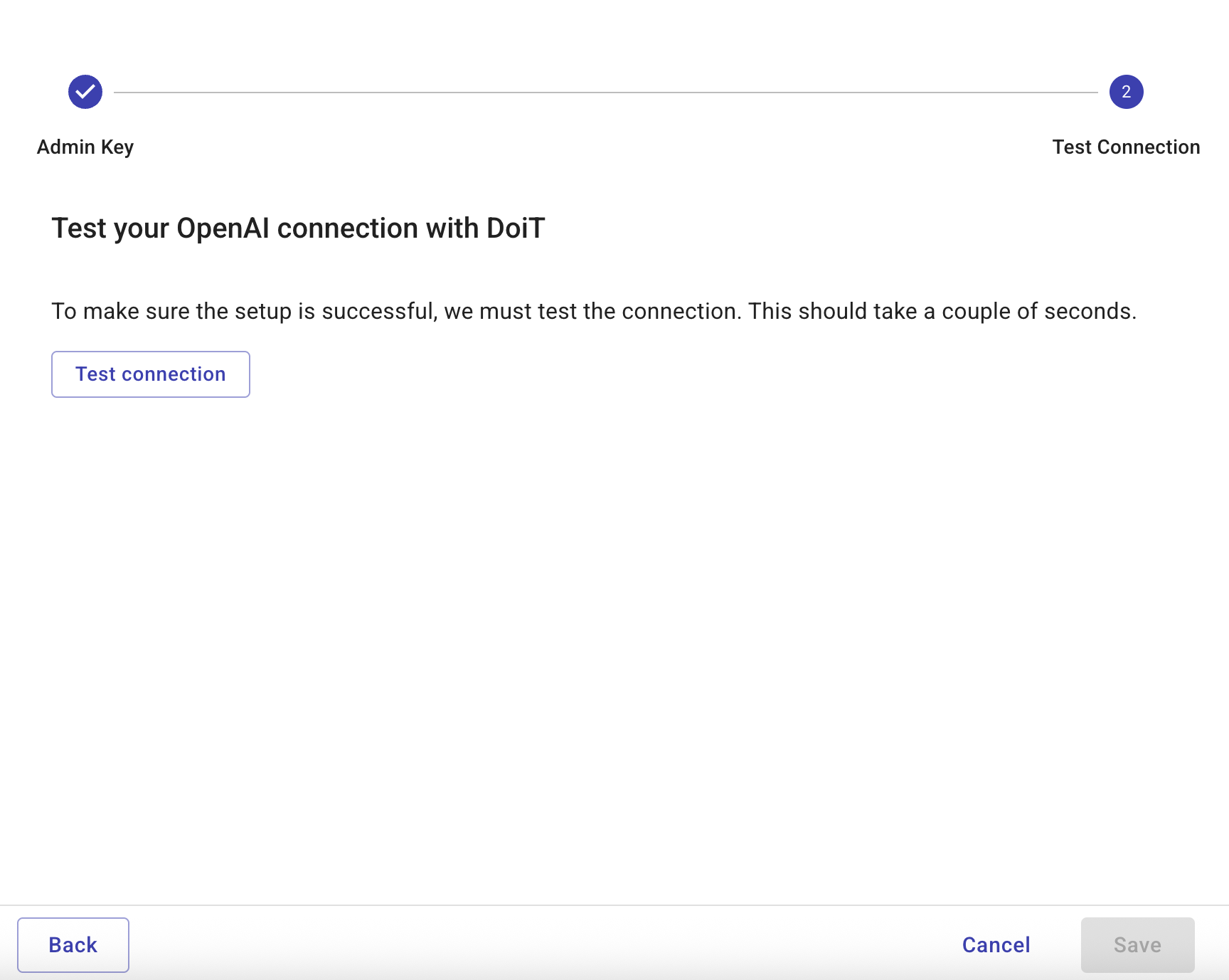 OpenAI connection custom role