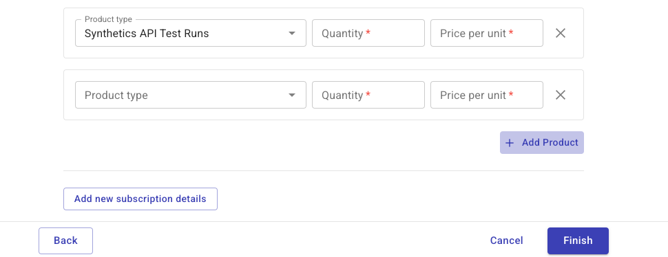 Datadog の製品とサービスを追加