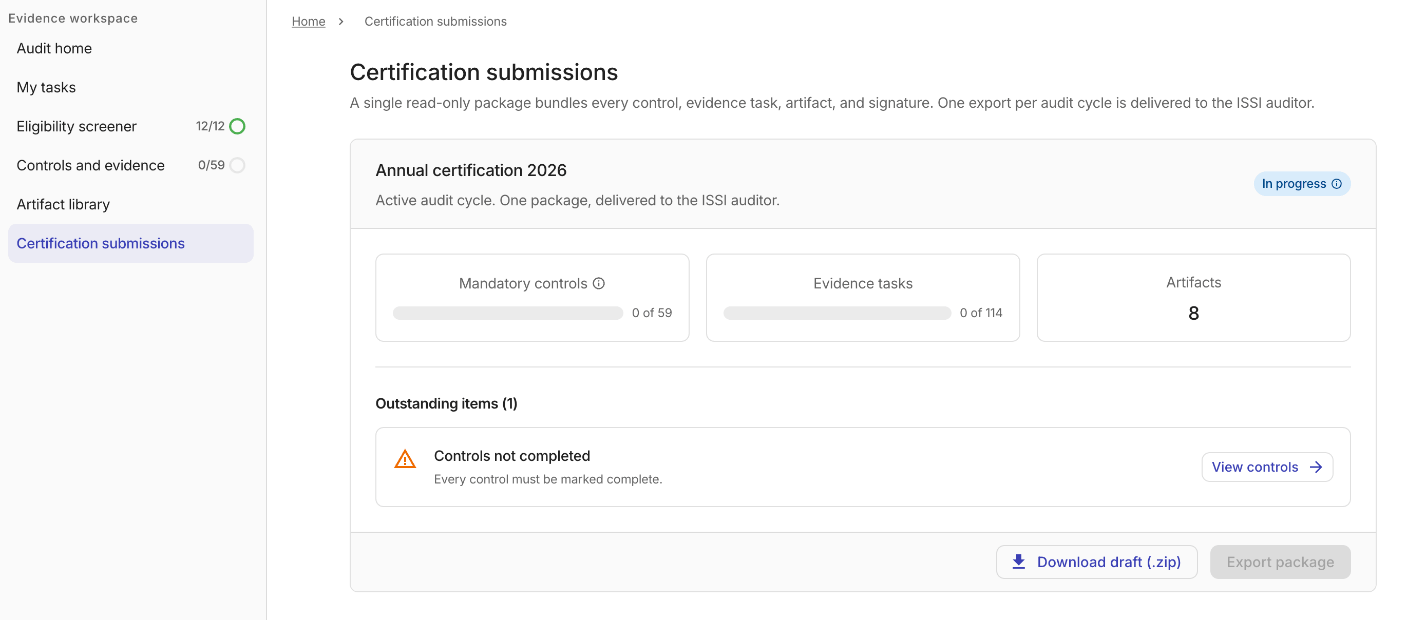 MSP Certification submissions