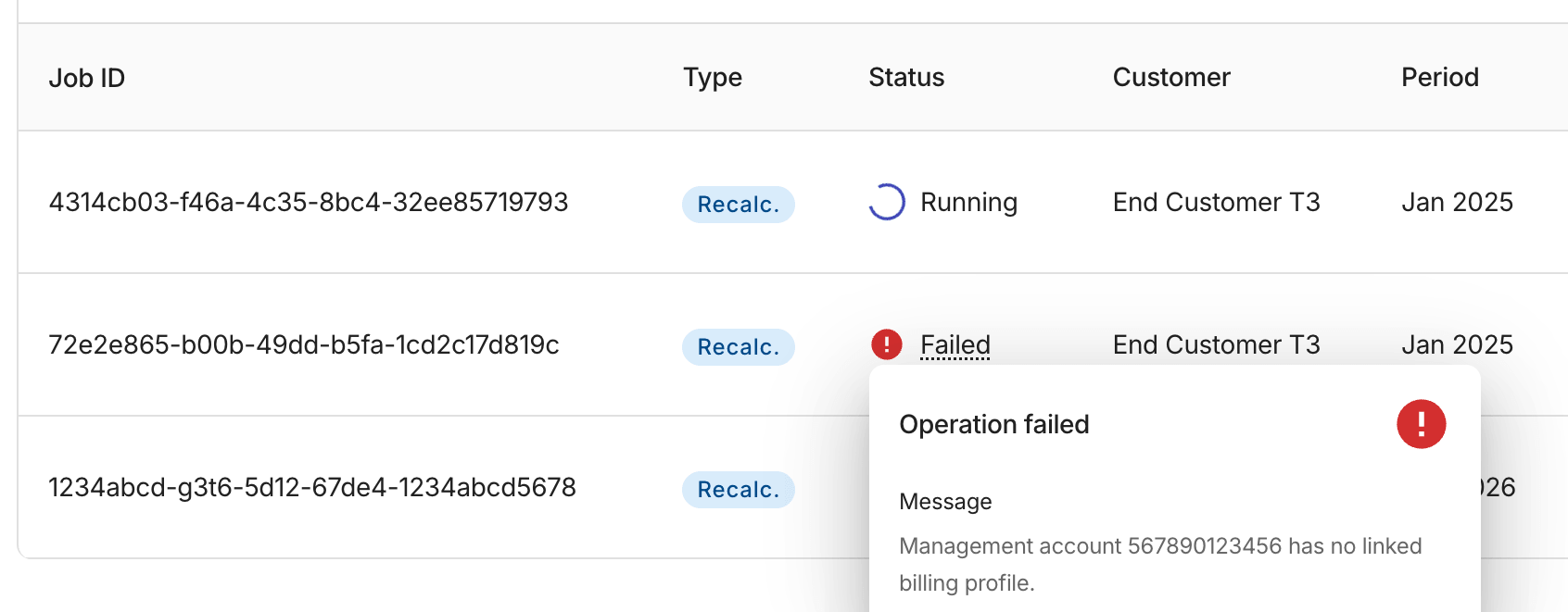 Run queue &amp; log table